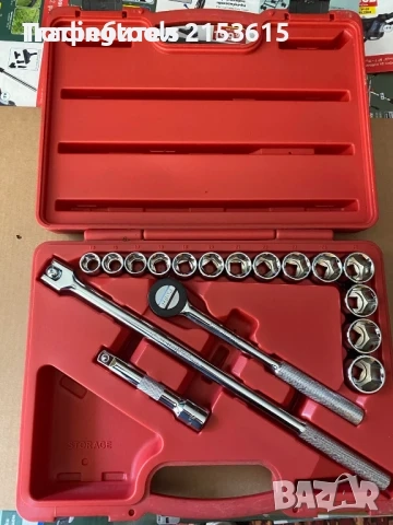 K INTERNATIONAL TOOLS 1/2 гедоре /гидория 17части качествени Bложки Kомплект, снимка 2 - Гедорета - 52859701