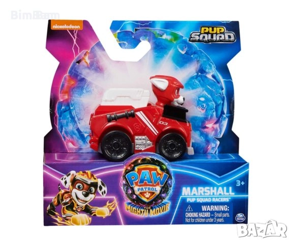 Оригинална количка Paw Patrol Pup Squad - MARSHALL