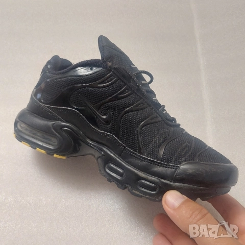 маратонки Nike Air Max Plus „Triple Black“ номер 35 , снимка 11 - Детски маратонки - 51896147