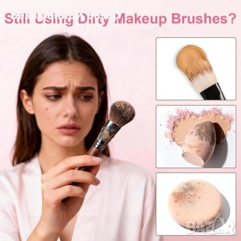 Нова Течност за почистване на четки за грим pH балансирана нежна грижа, снимка 6 - Други - 53523960