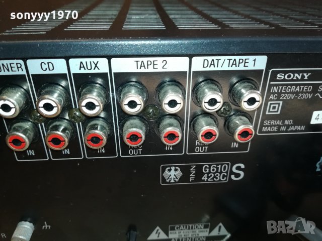 SONY TA-F319R AMPLIFIER-JAPAN-SWITZERLAND 2810211022, снимка 8 - Ресийвъри, усилватели, смесителни пултове - 34608503