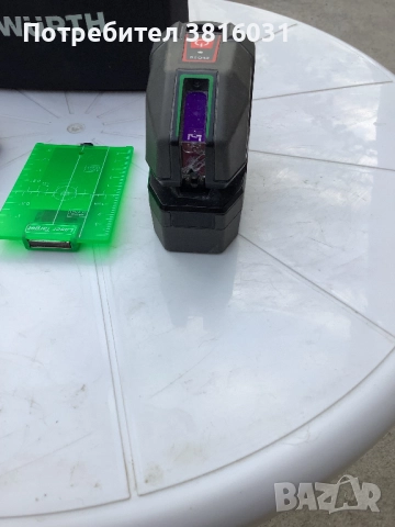 WÜRTH Лазер зелен лъч, снимка 4 - Измервателни инструменти - 52055702