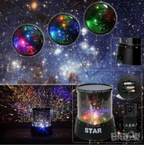 Нощна лампа планетариум звездно небе Star Master, снимка 2 - Детски нощни лампи - 50242722