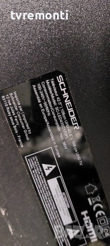 Tcon Board K-TI43-KG1 for Schneider SC-LED43SC170PL.DISPLAY K430WDD1, снимка 6 - Части и Платки - 38301426