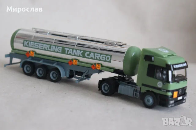 HERPA H0 1/87 MERCEDES ACTROS ЦИСТЕРНА КАМИОН МОДЕЛ TIR