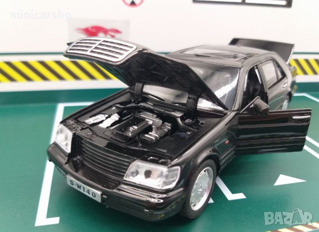 Метални колички: Mercedes-Benz S-Class W140 (Мерцедес-Бенц Ес класа), снимка 6 - Колекции - 37231267