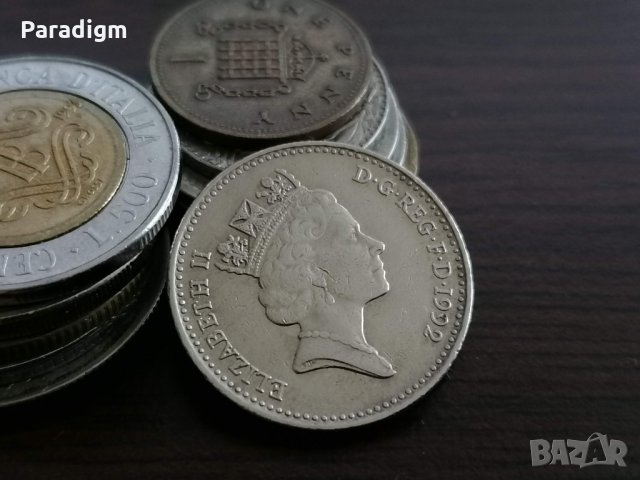 Монета - Великобритания - 10 пенса | 1992г., снимка 2 - Нумизматика и бонистика - 34644883