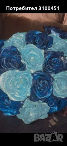 Изработка на букети от сатенени рози, снимка 2 - Други - 52679715