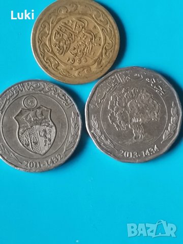 Лот  монети от Тунис , снимка 8 - Нумизматика и бонистика - 43252832