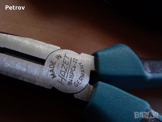 HAZET 1859 SPC/3 - PROFI Комплект от Гарги, Резачки, Островърхи клещи - "Made in Germany", снимка 7 - Клещи - 25790154