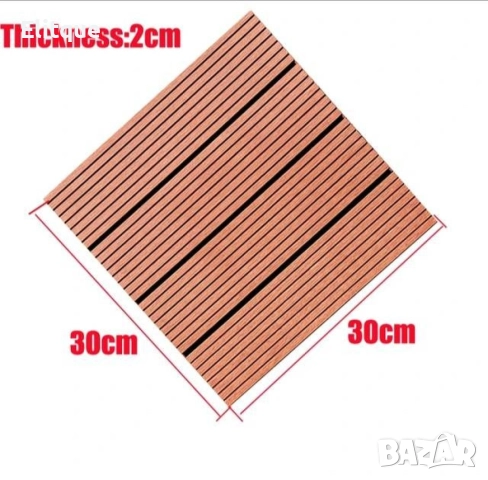 Уникално красив сглобен декинг под - 1бр, снимка 6 - Други стоки за дома - 52832132