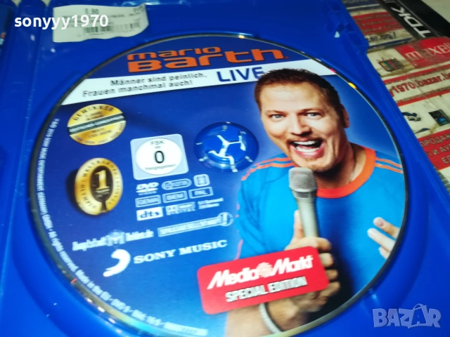 MARIO BARTH DVD SONY MUSIC 2711250937, снимка 10 - DVD дискове - 52557542
