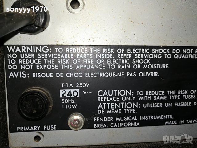 fender made in taiwan 60x47x26см 0606211155, снимка 16 - Ресийвъри, усилватели, смесителни пултове - 33120267