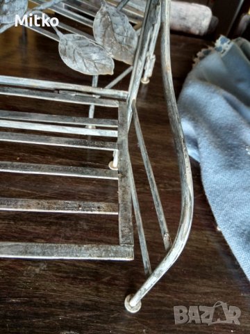 Декоративни метални стойки-2 бр., снимка 5 - Декорация за дома - 38684936