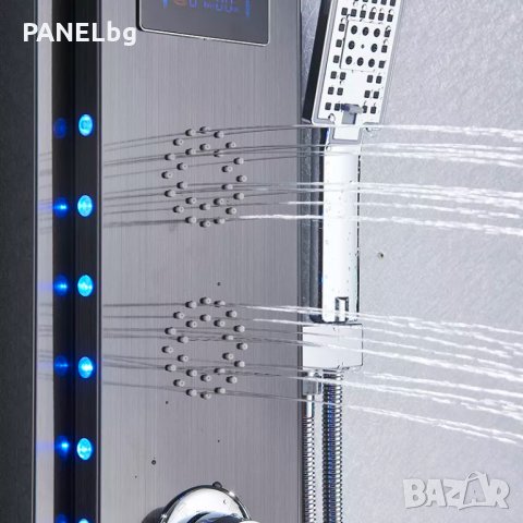 Хидромасажен душ панел Лангфос,инфо дисплей,лед осветление-БЕЗПЛАТНА ДОСТАВКА, снимка 13 - Душове - 35561346