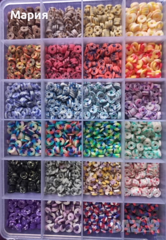 Мъниста кутии, гривни, фиби, брошка, нанизи, снимка 4 - Други - 52669210
