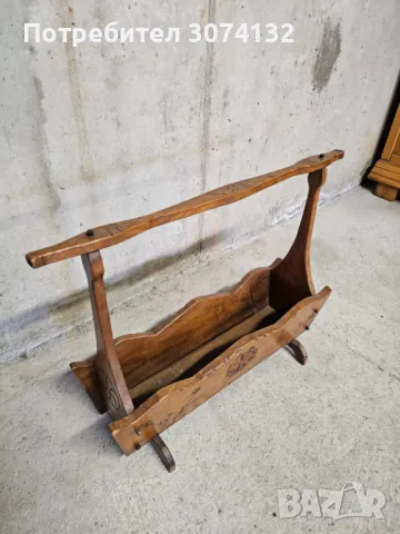 Масивна дъбова стойка с дърворезба, снимка 4 - Други - 49668337