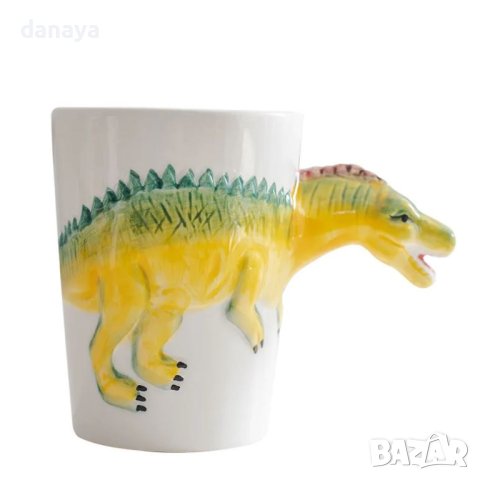 4329 Керамична чаша Динозавър 380 мл, снимка 2 - Чаши - 43581868