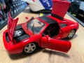 BBUARGO колекционерски модел FERRARI 348 TS 1989 г. 1:18 мащаб, снимка 5