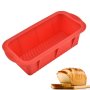Силиконова тава за печене на хляб, кекс и сладкиши, 25,5 х 14см BAREPEPE Незалепваща форма за печене, снимка 1