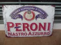 Метална табела Peroni италиянска бира премиум хубава напитка, снимка 1