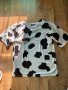 Дамска тениска с принт на крава, снимка 1 - Тениски - 44103875