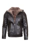 Мъжко зимно кожено яке – 3450, снимка 4