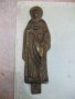 Фигура стара от бронз на светец - 156,22 гр., снимка 1 - Други ценни предмети - 28273955