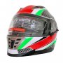 Каска за Мотор 999-3 Червено /Зелено 181596-999-5 BLD, снимка 2