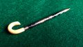 Миниатюрен стар молив форма бастун със слонова кост дръжка, снимка 3