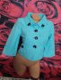 Светло синьо късо сако с копчета С, снимка 4