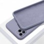 Силиконов кейс Silicone Soft Cover, За iPhone 11 (6.1), Сивосин, снимка 2