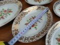 Стар български порцелан чинии елипси за риба , снимка 3