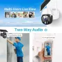 Безжична соларна смарт wi-fi камера 4 MP, снимка 4