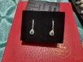 Нови,изящни сребърни обеци , снимка 3