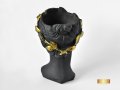 Арт ваза във формата на глава на гръцка богиня / Подарък за рожден ден / Абстрактна ваза черен мат, снимка 8