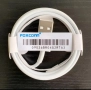 Кабел USB - Lightning, foxconn с намотка тип iPhone, Бял , снимка 2