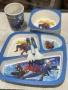 Детски комплект за хранене Bamboo Fibre kids set Spider Man 5 части прибори за хранене Спайдър Мен, снимка 4
