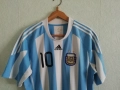 Argentina Lionel Messi Adidas оригинална тениска фланелка Аржентина Меси , снимка 5