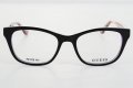 Черни дамски рамки за очила с цветни дръжки марка Guess , снимка 3