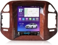 Мултимедия за Mitsubishi Pajero, Android, Навигация, V60 V68, V73, вертикална Tesla, махагон, плеър, снимка 1
