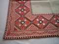 Ръчна Бродерия Покривка   с памучни и копринени конци, снимка 1