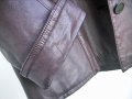 Дамско яке с ревери естествена кожа, снимка 7