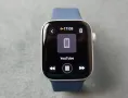 Гаранционен (2г.) смарт часовник Apple Watch SE2 V2, 44mm S/M Storm Blue Sport, снимка 8