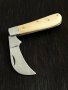 Pruning Knife White Bone. Симпатичен и много компактен джобен, сгъваем нож, (PA3048BO), снимка 3