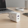 Адаптер за бързо зареждане KLGO PD-300, USB-A/USB-C, FAST CHARGING 20W, снимка 2