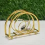 Златиста поставка за салфетки, снимка 2