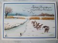 Картичка зима Presttige Kerstdagen en Gelukkig Nieuwajaar 30, снимка 1 - Филателия - 28549660