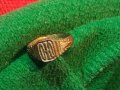 САЧАНЕН ВЪЗРОЖДЕНСКИ ПРЪСТЕН с БУКВА Ф СТАРИННА МАЙСТОРСКА ИЗРАБОТКА 67331, снимка 2