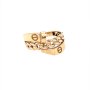 Златен дамски пръстен 2,44гр. размер:58 14кр. проба:585 модел:21631-5, снимка 1 - Пръстени - 43944991